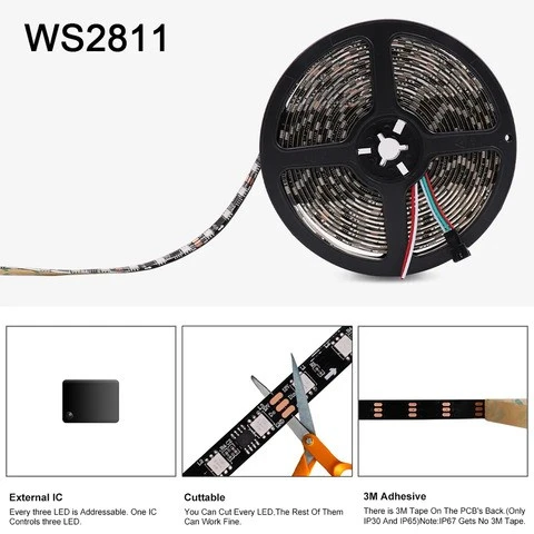 24V Addressable LED Strip Light 1