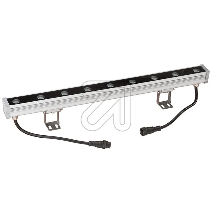 RGB LED Wallwasher Silver IP65 9W