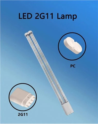 8W LED 2G11 trubicové svetlo