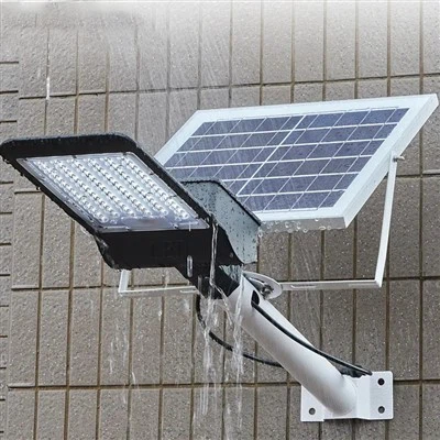 LED pouličné osvetlenie pomocou solárneho panelu