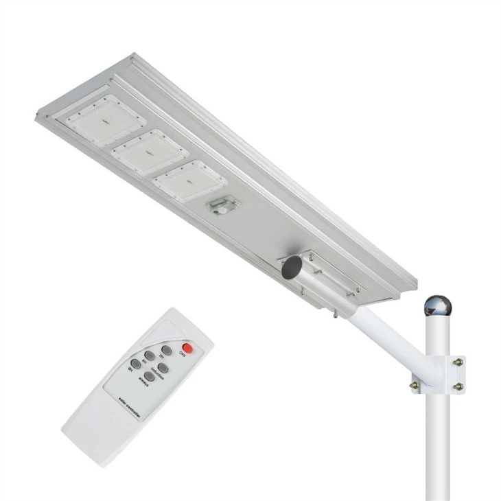 solar powered led street light with auto intensity control