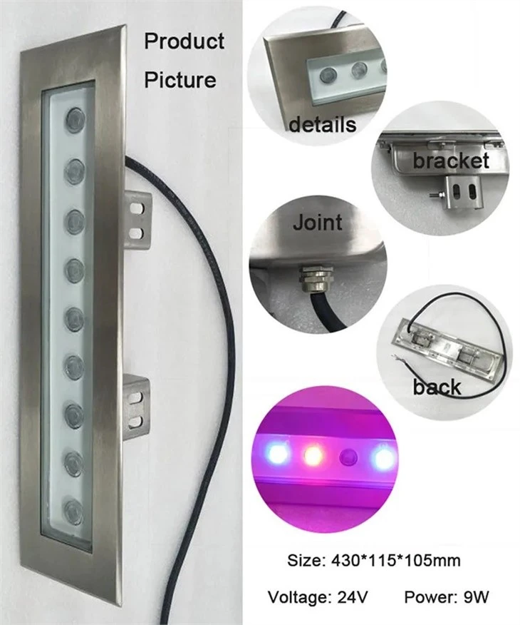 exterior wall wash lighting details
