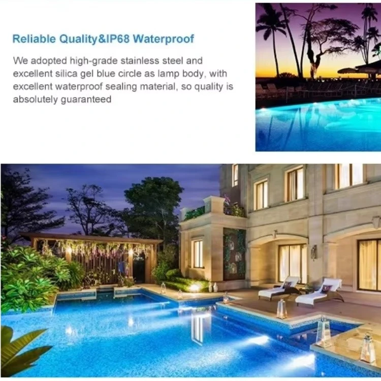 Recessed Wall Mounted Underwater Pool LightS Recessed Wall Mounted Underwater Pool LightS